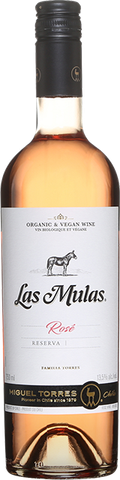 Miguel Torres, Las Mulas Reserva Rose, Central Valley (Pinot Noir - Monastrell)(Organic & Vegan)