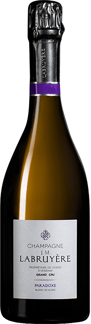 Champagne JM Labruyere, Paradoxe, Blanc de Noirs, Grand Cru