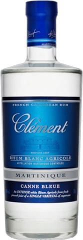 Clement, Canne Bleue, Rhum Blanc Agricole, Martinique