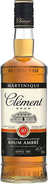 Clement, Rhum Ambre French Caribbean Gold Rhum, Rhum Agricole, Martinique