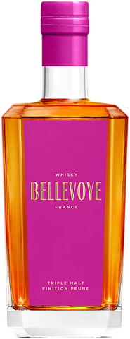 Bellevoye Prune, Blended Malt Whisky de France, Finition Prune, 70cl (les Bienheureux - Jean Moueix)