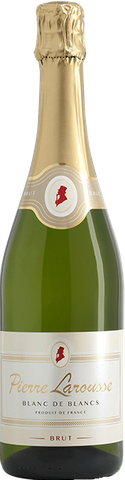 Pierre Larousse, Blanc de blancs Brut, Vin de France, 37.5cl