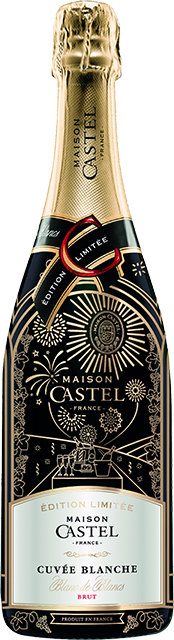 Maison Castel, Cuvee Blanche, Blanc de Blancs Sparkling Brut (Limited Edition)