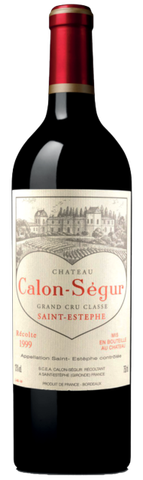 Chateau Calon Segur, Saint Estephe 3rd Grand Cru Classe 1999