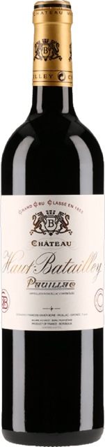Chateau Haut Batailley, Pauillac 5th Grand Cru Classe 2016