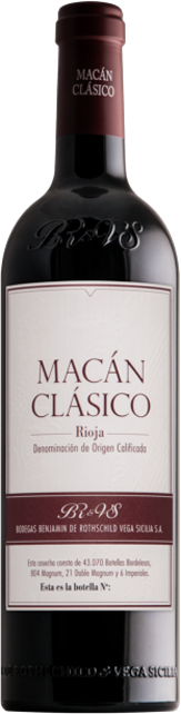 Bodegas Benjamin de Rothschild & Vega Sicilia, Macan Clasico, Rioja DOCa