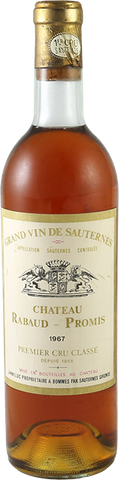 Chateau Rabaud Promis, Sauternes 1st Grand Cru Classe 1967