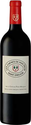 Les Chenes de Macquin (by Chateau Pavie Macquin, Saint Emilion 1st Grand Cru Classe B) 2017