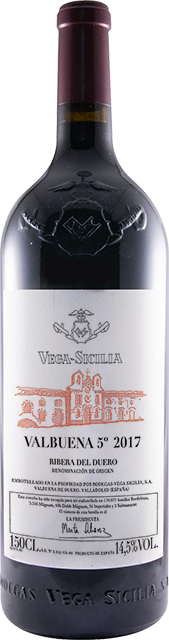 Vega Sicilia, Tinto Valbuena 5°, Ribera del Duero DO, Magnum 1.5L 2019