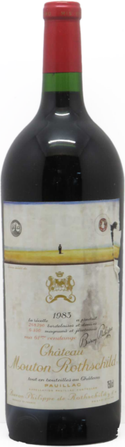 Chateau Mouton Rothschild, Pauillac 1st Grand Cru Classe, Magnum 1.5L 1983
