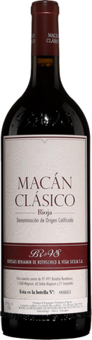 Bodegas Benjamin de Rothschild & Vega Sicilia, Macan Clasico, Rioja DOCa, Magnum 1.5L 2017