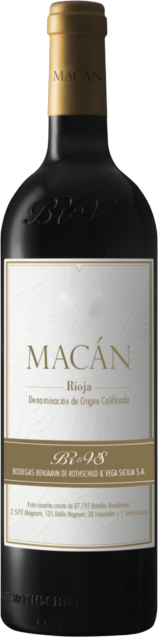 Bodegas Benjamin de Rothschild & Vega Sicilia, Macan, Rioja DOCa, Magnum 1.5L 2017