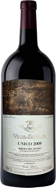 Vega Sicilia, Unico, Ribera del Duero DOC, Double Magnum 3L 2008