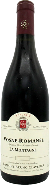 Domaine Bruno Clavelier Vosne Romanee Monopole 