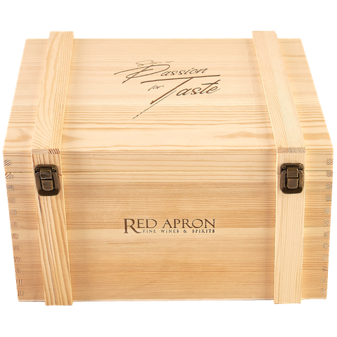 Red Apron Wooden Box / 6 btls (3 btls x2)