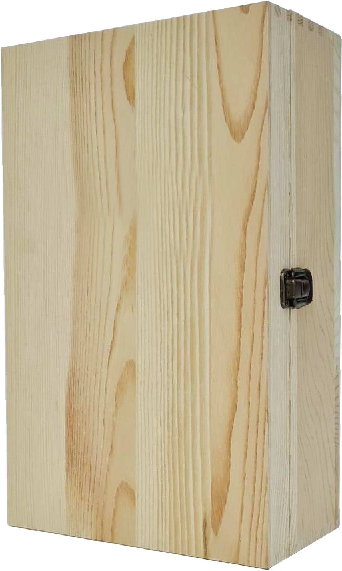 Flip wooden box no logo 2btls
