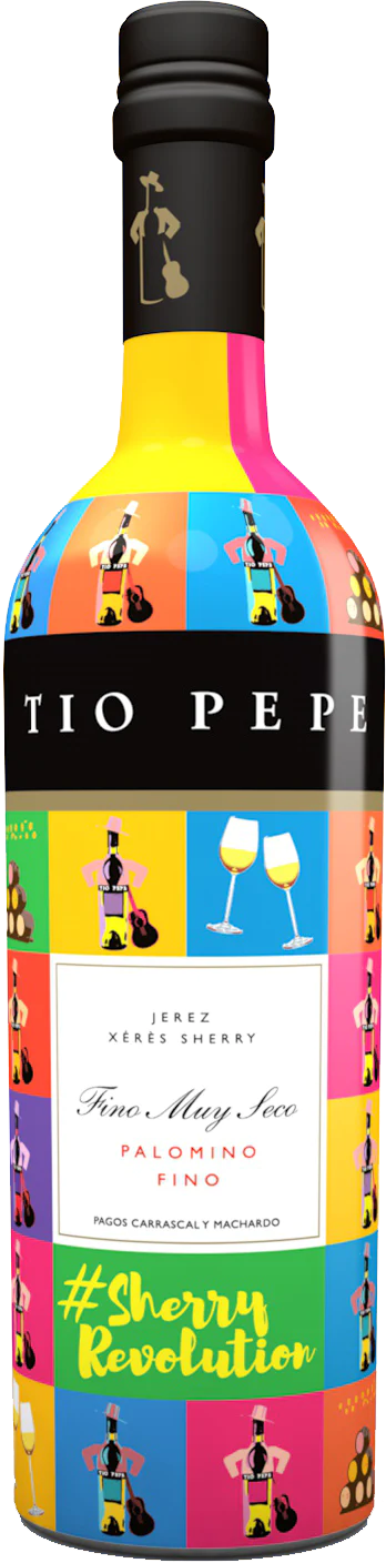Gonzalez Byass, Tio Pepe Fino Muy Seco, Palomino, Jerez DO (4-5 Yrs Ageing) (Limited Edition Warhol Sleeve)