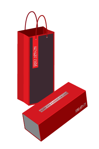 Slogan Red Carton Box 1btl