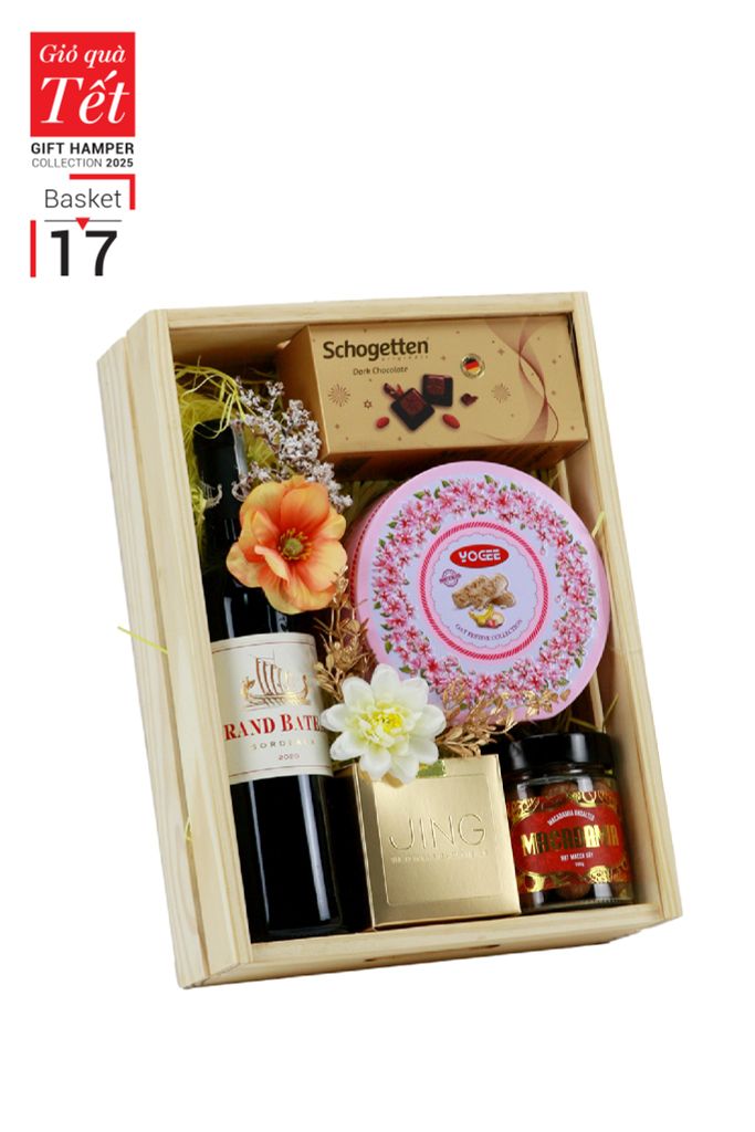 Giỏ quà Tết 2025 - Gift Hamper Basket 17