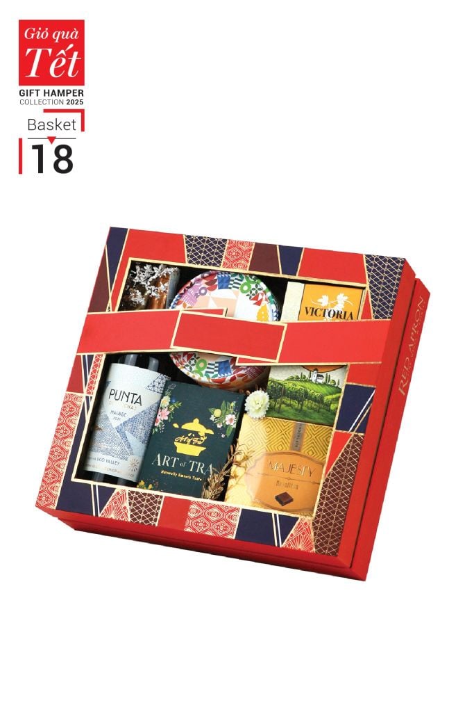 Giỏ quà Tết 2025 - Gift Hamper Basket 18