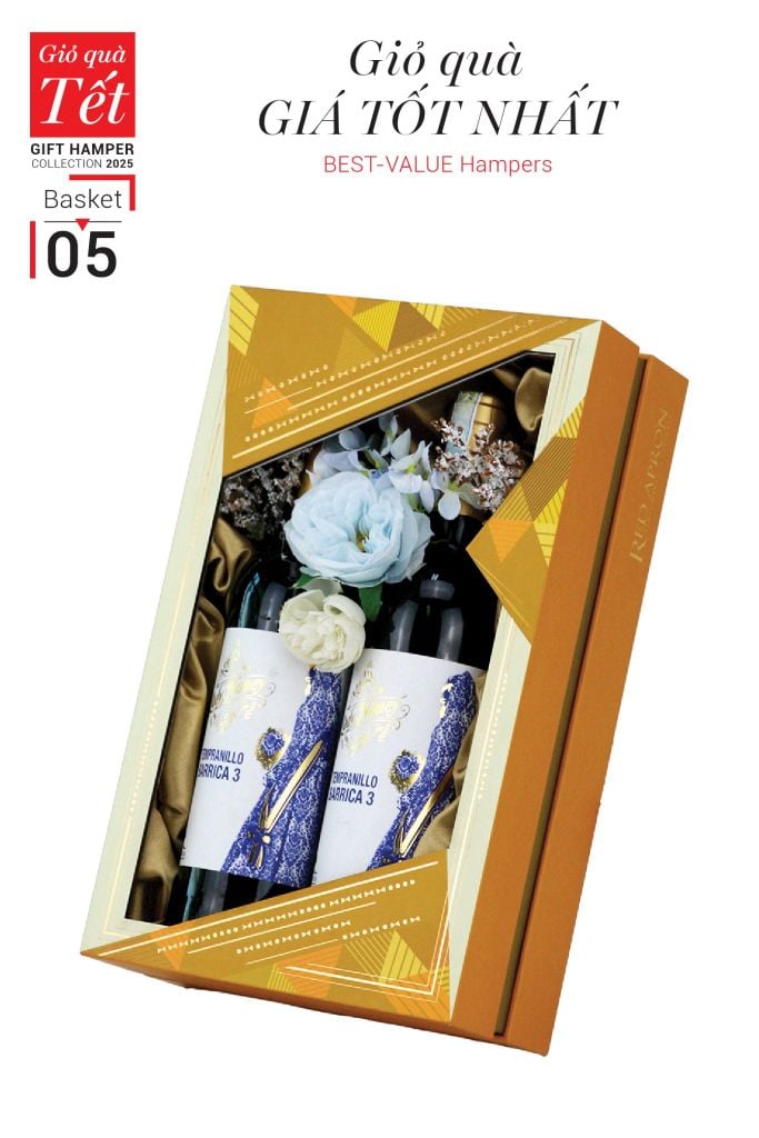 Giỏ quà Tết 2025 - Gift Hamper Basket 05