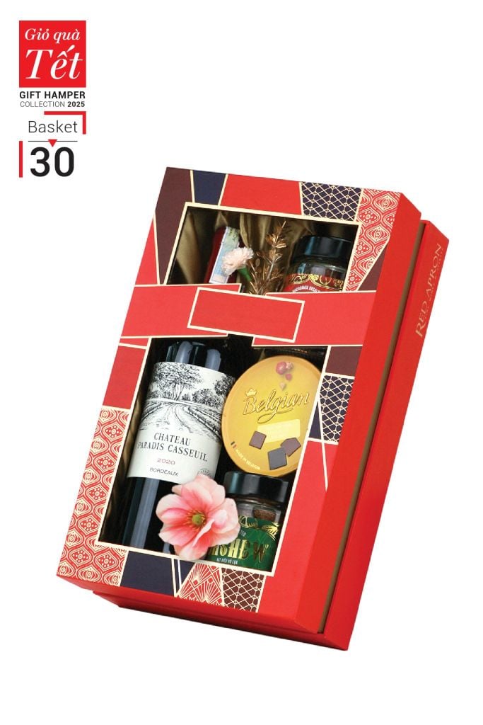 Giỏ quà Tết 2025 - Gift Hamper Basket 30