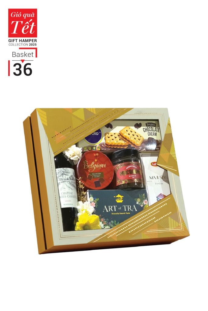 Giỏ quà Tết 2025 - Gift Hamper Basket 36