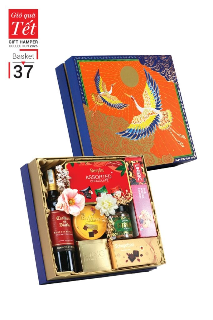 Giỏ quà Tết 2025 - Gift Hamper Basket 37