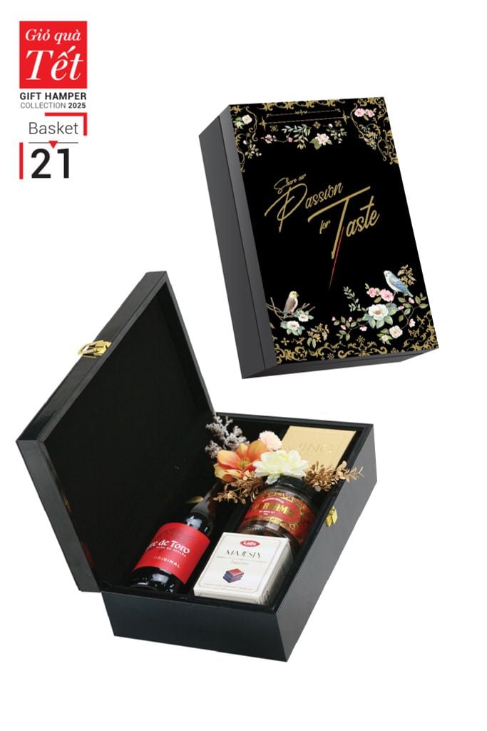 Giỏ quà Tết 2025 - Gift Hamper Basket 21