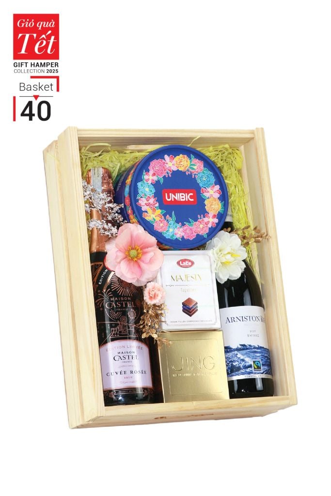 Giỏ quà Tết 2025 - Gift Hamper Basket 40