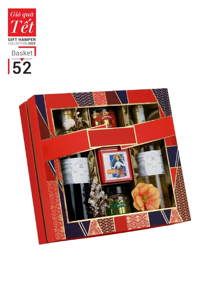 Giỏ quà Tết 2025 - Gift Hamper Basket 52