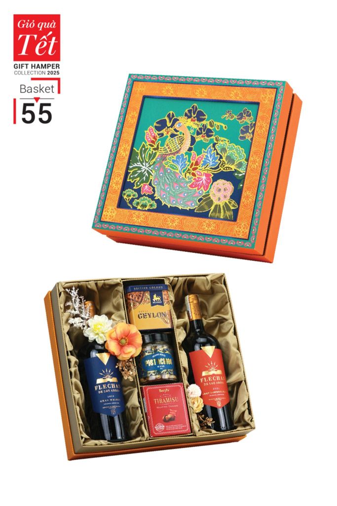 Giỏ quà Tết 2025 - Gift Hamper Basket 55
