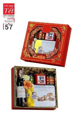 Giỏ quà Tết 2025 - Gift Hamper Basket 57