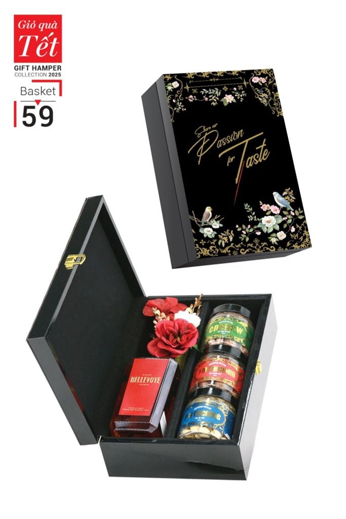 Giỏ quà Tết 2025 - Gift Hamper Basket 59