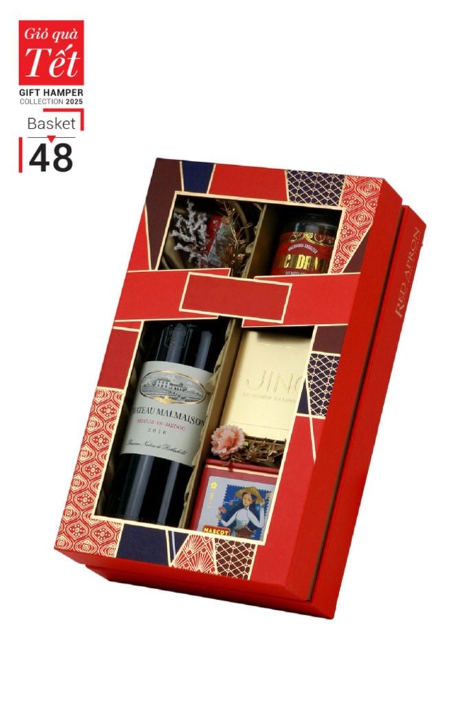 Giỏ quà Tết 2025 - Gift Hamper Basket 48