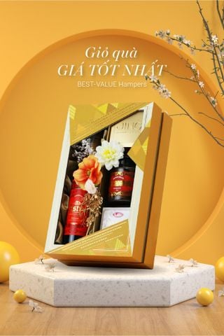 Giỏ quà Tết 2025 - Gift Hamper Basket 01