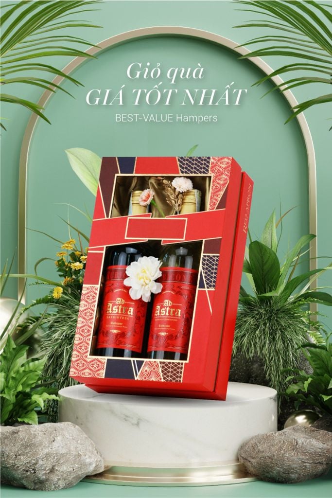 Giỏ quà Tết 2025 - Gift Hamper Basket 02