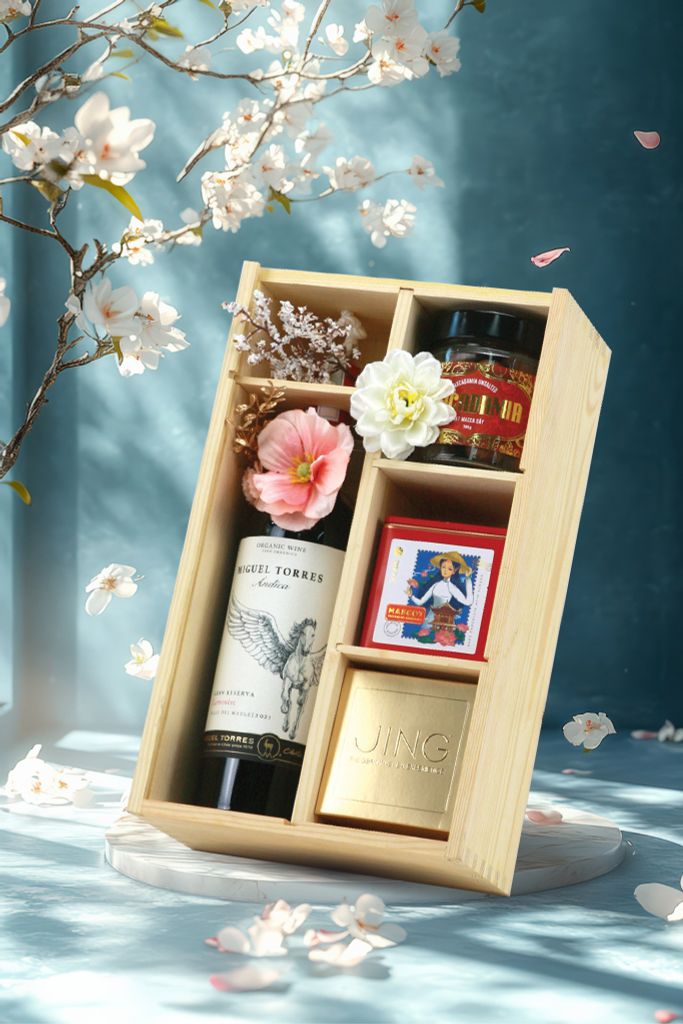 Giỏ quà Tết 2025 - Gift Hamper Basket 19