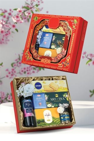 Giỏ quà Tết 2025 - Gift Hamper Basket 23
