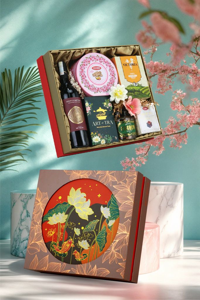 Giỏ quà Tết 2025 - Gift Hamper Basket 32