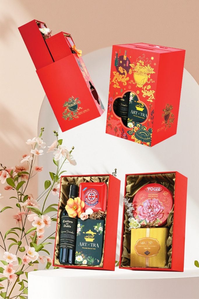 Giỏ quà Tết 2025 - Gift Hamper Basket 33