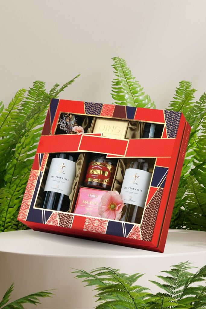 Giỏ quà Tết 2025 - Gift Hamper Basket 35