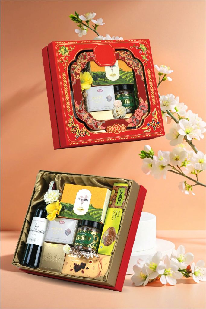 Giỏ quà Tết 2025 - Gift Hamper Basket 50