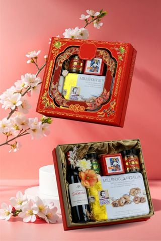 Giỏ quà Tết 2025 - Gift Hamper Basket 57