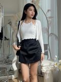  Set áo cardigan và áo yếm 