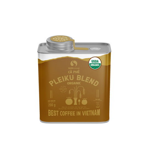  Cà phê hữu cơ Pleiku Blend 200g (nguyên hạt) 
