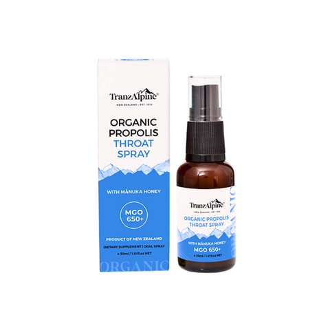  Xịt họng keo ong Manuka hữu cơ TranzAlpine MG 650+ (30ml) 