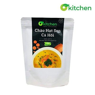  Cháo hạt sen cá hồi Okitchen 200g 