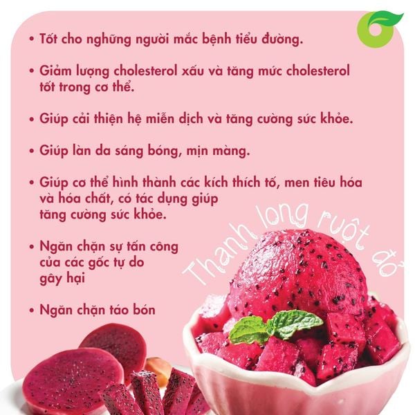  Thanh long ruột đỏ 