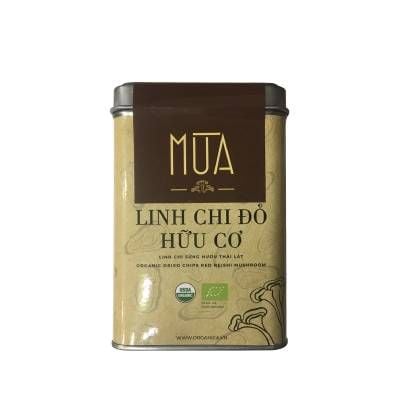  Nấm linh chi đỏ hữu cơ Mùa 40g 